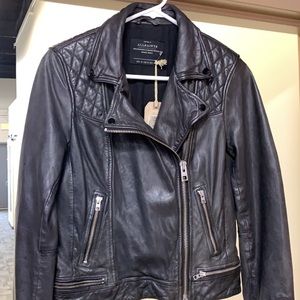 All Saints Conroe Leather Biker